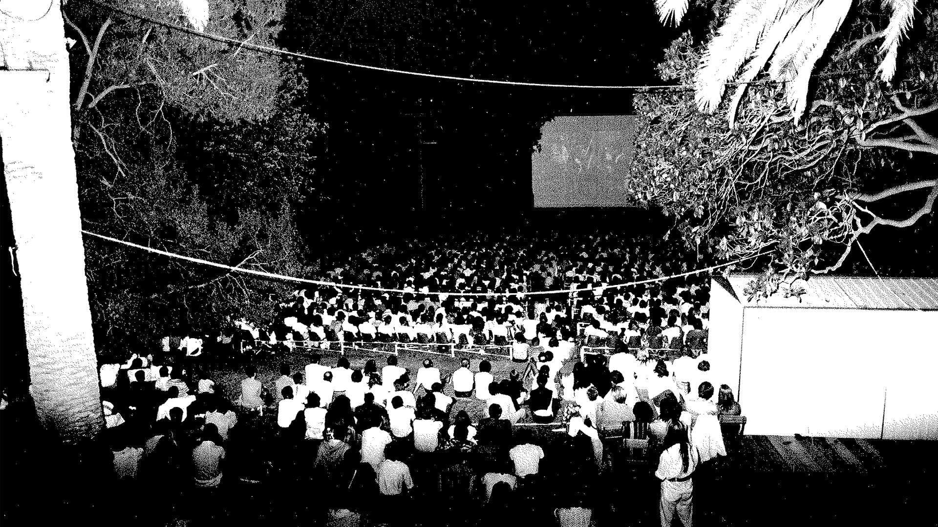 Cinema estate a Genova. Parco Nervi.